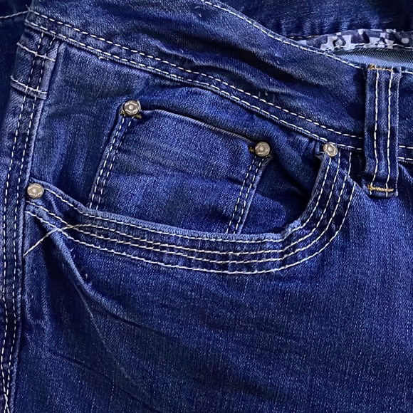 Red camel jeans size 15/33 used - Picture 2 of 5